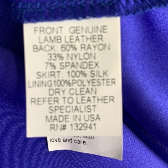 Amanda Uprichard Lambs Leather & Silk Dress - Picture 3 of 3